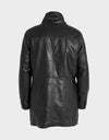 MARC MEN'S LONG LEATHER JACKET | BLACK